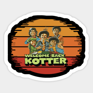 Welcome back kotter Sticker